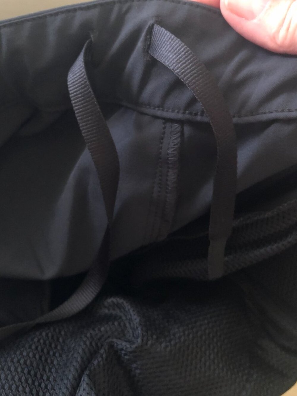 NIKE Mens Large Joggers Dri-Fit Nylon Black Training Gym Pants Draw String NWT - Picture 5 of 12